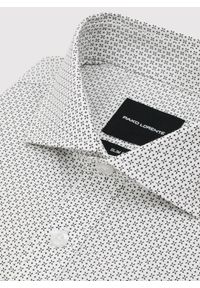 Pako Lorente - PAKO LORENTE - Biała koszula męska w mikrowzór. Kolor: biały. Materiał: bawełna, elastan. Długość rękawa: długi rękaw. Długość: długie #5