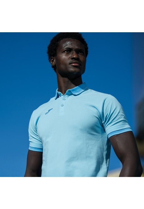 Koszulka polo do tenisa męska Joma Bali II. Typ kołnierza: polo. Kolor: zielony. Materiał: bawełna, poliester. Sport: tenis