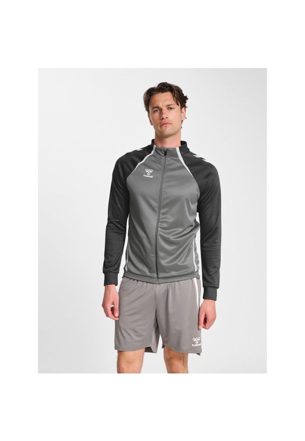 Kurtka rozpinana sportowa bluza Hummel hml Lead 2.0 Track Zip Jacket. Kolor: szary