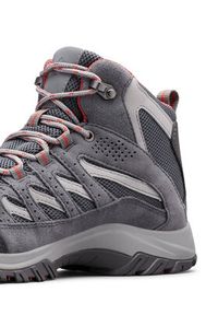 columbia - Columbia Trekkingi Crestwood Mid Waterproof 2099861 Szary. Kolor: szary. Materiał: materiał