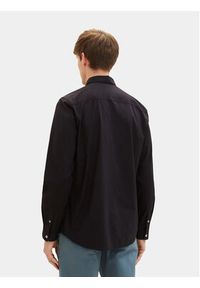 Tom Tailor Koszula 1037435 Czarny Regular Fit. Kolor: czarny. Materiał: bawełna #6