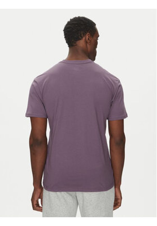 Quiksilver T-Shirt EQYZT08042 Fioletowy Regular Fit. Kolor: fioletowy. Materiał: bawełna