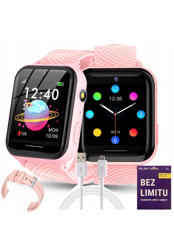 WonderWatch - SMARTWATCH ZEGAREK TELEFON DLA DZIECI ROZMOWY MUZYKA SIM Z GRAMI LATARKA. Rodzaj zegarka: smartwatch