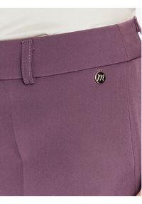 Maryley Spodnie materiałowe 23IB52Z/41SK Fioletowy Regular Fit. Kolor: fioletowy. Materiał: materiał, syntetyk