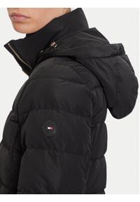 TOMMY HILFIGER - Tommy Hilfiger Płaszcz zimowy Heritage WW0WW43234 Czarny Regular Fit. Kolor: czarny. Materiał: syntetyk. Sezon: zima