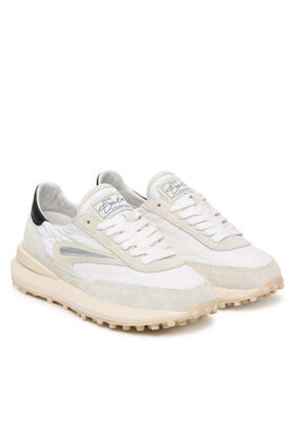 D.A.T.E. Sneakersy Athleta W441-AT-NY Biały. Kolor: biały. Materiał: zamsz, skóra