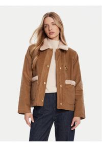 Barbour Kurtka przejściowa LCA0366BE52 Beżowy Regular Fit. Kolor: beżowy. Materiał: bawełna