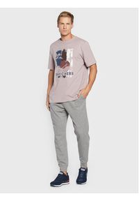 skechers - Skechers T-Shirt Endeavour MTS338 Fioletowy Regular Fit. Kolor: fioletowy. Materiał: bawełna