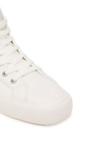 Calvin Klein Trampki Vulc Lace Up Hightop Lth HW0HW03076 Biały. Kolor: biały. Materiał: skóra #4