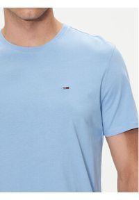 Tommy Jeans T-Shirt DM0DM04411 Niebieski Slim Fit. Kolor: niebieski. Materiał: bawełna #5