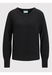 JJXX Sweter Mila 12200267 Czarny Regular Fit. Kolor: czarny. Materiał: bawełna #7