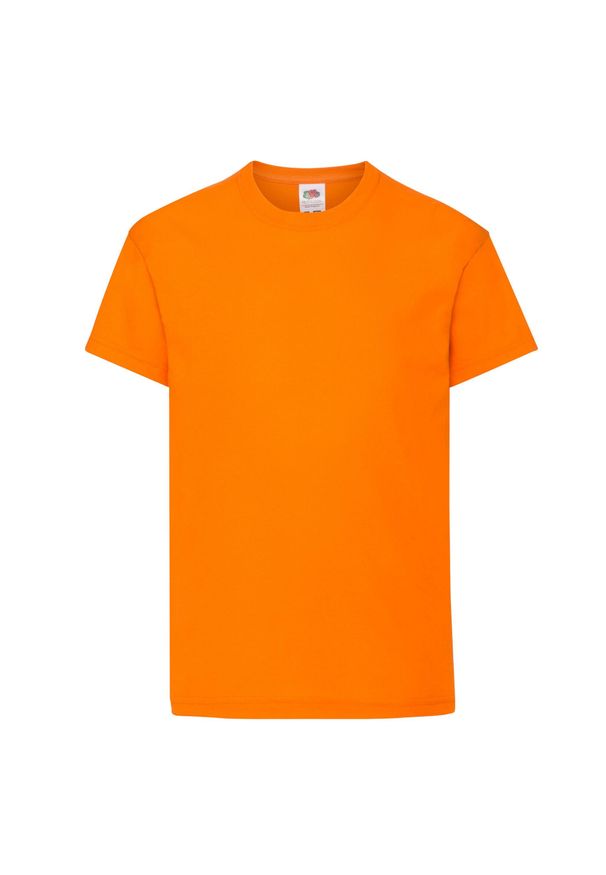 FRUIT OF THE LOOM - Oryginalna Koszulka Dla Dzieci. Kolor: żółty, pomarańczowy, wielokolorowy