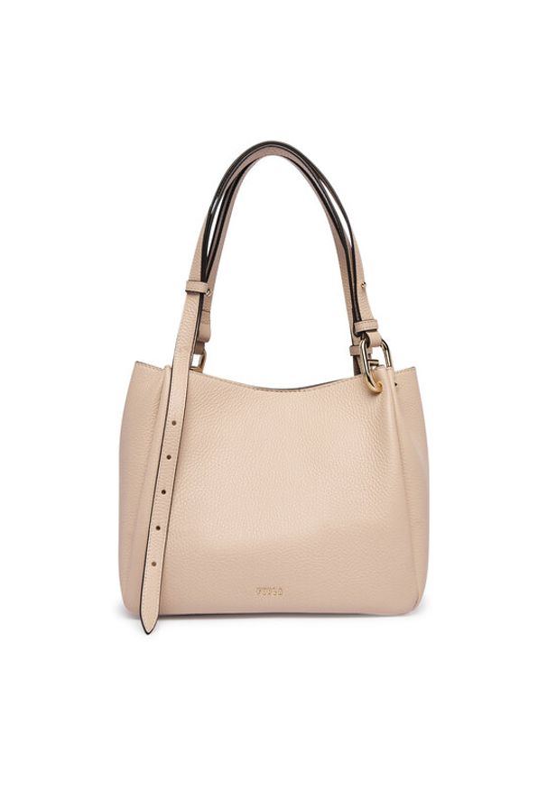 Furla Torebka Nuvola M WB02020 HSF000 CN 93300 Kremowy. Kolor: kremowy. Materiał: skórzane
