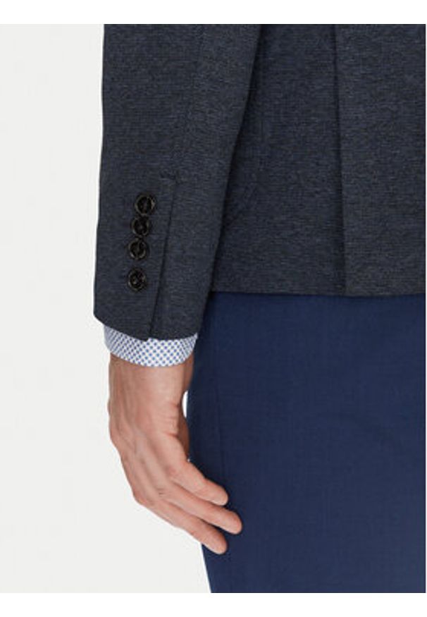JOOP! Marynarka 17 JB-80Havardy 30046475 Niebieski Slim Fit. Kolor: niebieski. Materiał: wiskoza