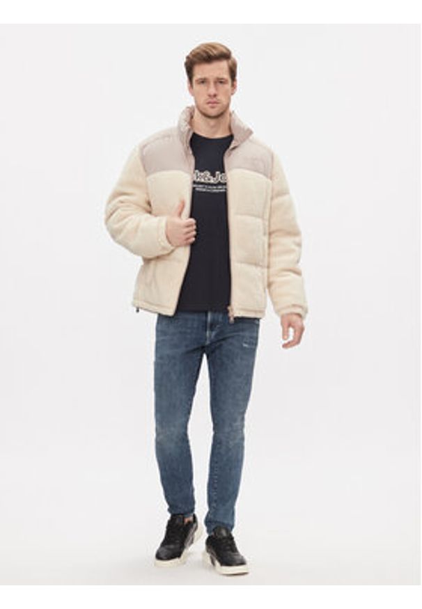 Jack & Jones Kurtka zimowa 12246685 Beżowy Regular Fit. Kolor: beżowy. Materiał: syntetyk. Sezon: zima