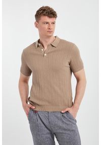 JOOP! Jeans - Polo męskie dzianinowe Colinor JOOP! JEANS. Typ kołnierza: polo. Materiał: dzianina #1