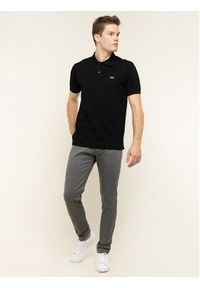 Lacoste Polo L1212 Czarny Classic Fit. Typ kołnierza: polo. Kolor: czarny. Materiał: bawełna #3