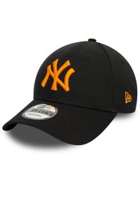 Czapka New Era 9Forty New York Yankees 60565102 - czarna. Kolor: czarny. Materiał: materiał, bawełna. Styl: klasyczny