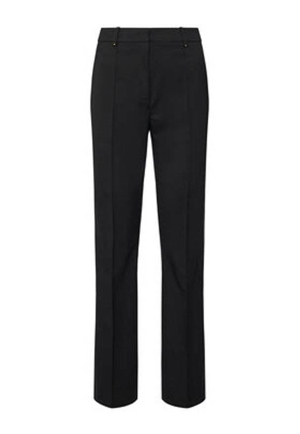 Karl Lagerfeld - KARL LAGERFELD Spodnie materiałowe B1W10003 Czarny Straight Leg. Kolor: czarny. Materiał: syntetyk