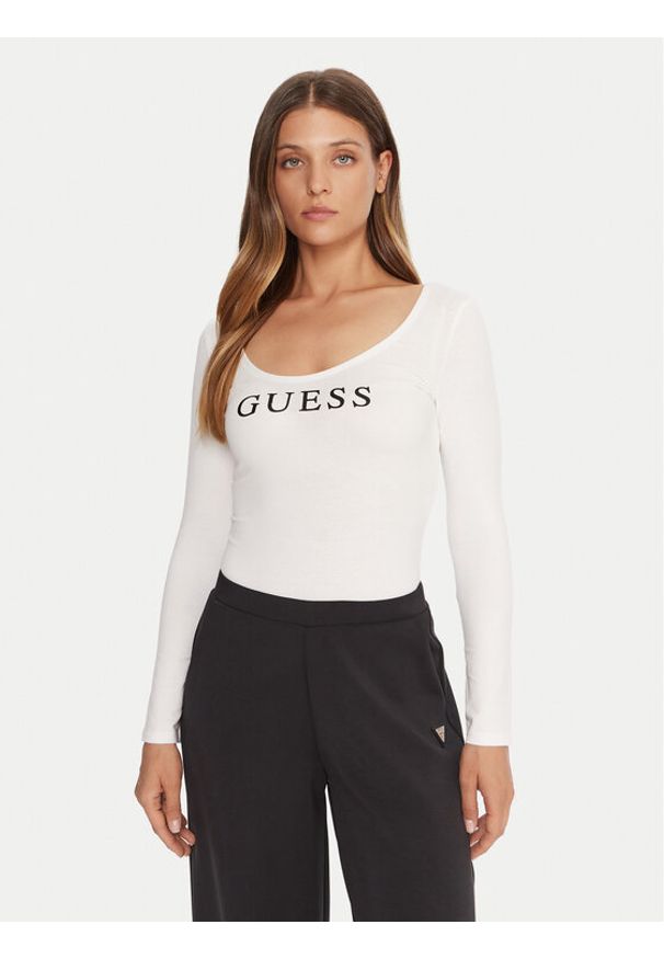 Guess Body O5RM08 KBBU1 Biały Regular Fit. Kolor: biały. Materiał: bawełna