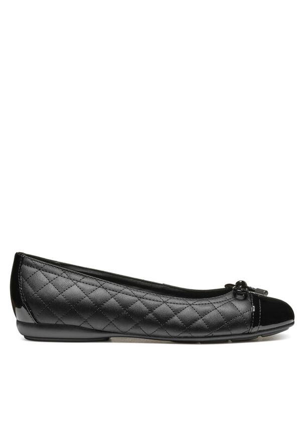 Geox Baleriny D Annytah D467NB 05402 C9999 Czarny. Kolor: czarny. Materiał: skóra