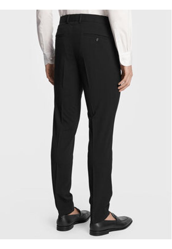 Lindbergh Garnitur 30-61040 Czarny Slim Fit. Kolor: czarny. Materiał: wiskoza, syntetyk
