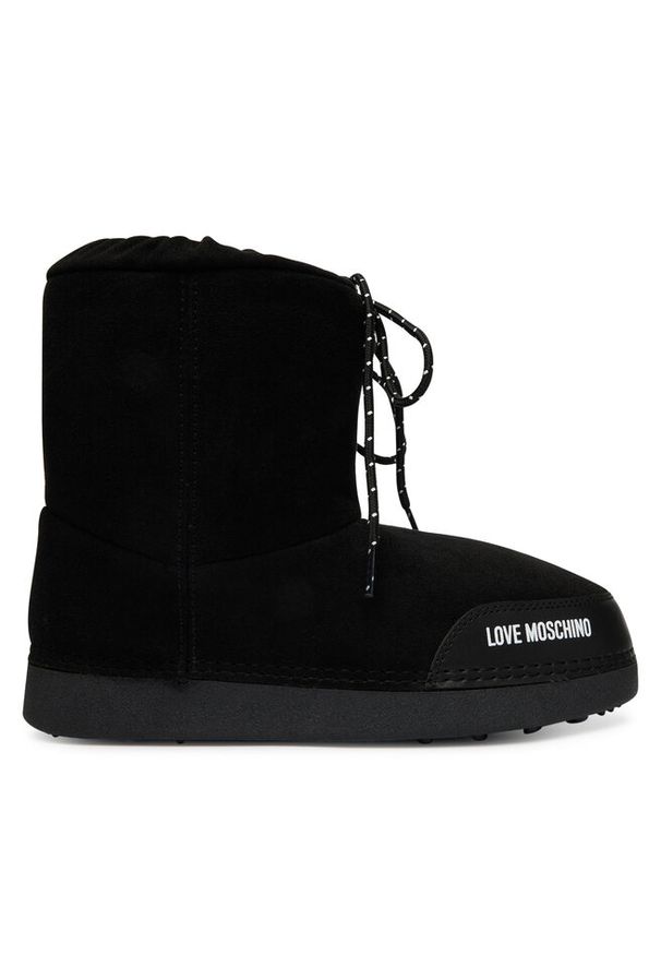 Love Moschino - Śniegowce LOVE MOSCHINO. Kolor: czarny