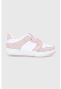 Answear Lab buty kolor różowy. Nosek buta: okrągły. Zapięcie: sznurówki. Kolor: różowy. Materiał: guma