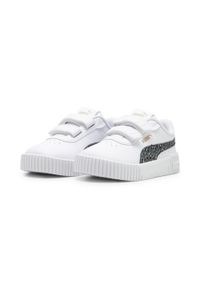 Puma - Sneakersy dla małych dzieci Carina 2.0 Animal Update PUMA. Kolor: szary, wielokolorowy, biały, żółty. Materiał: materiał