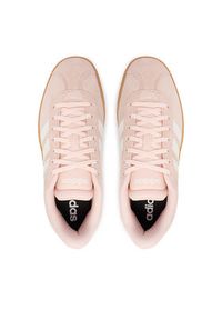Adidas - adidas Sneakersy Vl Court Bold Shoes IH9151 Różowy jasny. Kolor: różowy. Materiał: skóra, zamsz #4