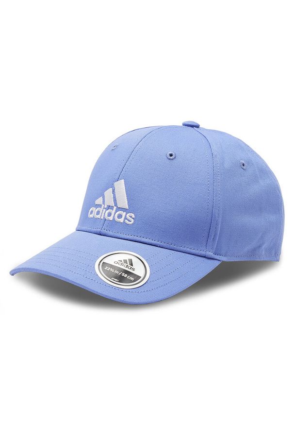 Adidas - Czapka z daszkiem adidas. Kolor: niebieski