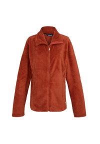 Regatta - Bluza Polarowa Damska Puszysta Pełen Suwak Heidy. Kolekcja: plus size. Kolor: czerwony. Materiał: polar. Sezon: zima. Styl: sportowy. Sport: turystyka piesza #1