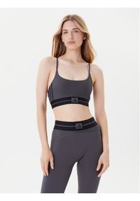 Adidas - adidas Biustonosz sportowy Hyperglam JN2661 Szary Slim Fit. Kolor: szary. Materiał: syntetyk #1