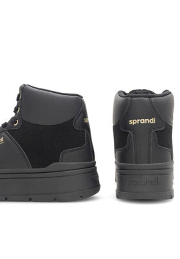Sprandi Sneakersy Cozy High WPRS-22W22236 Czarny. Kolor: czarny. Materiał: materiał