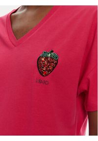 Liu Jo T-Shirt WA5366 JS904 Różowy Regular Fit. Kolor: różowy. Materiał: bawełna #3