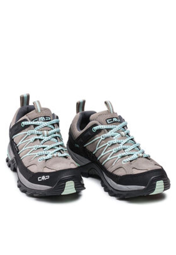 CMP Trekkingi Rigel Low Wmn Trekking Shoe Wp 3Q54456 Szary. Kolor: szary. Materiał: materiał