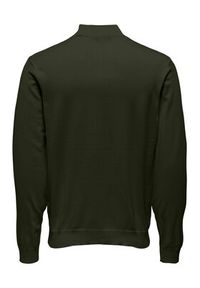Only & Sons Sweter 22021264 Zielony Regular Fit. Kolor: zielony. Materiał: wiskoza #3