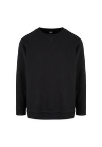 Urban Classics - Sweter Męski Crew Open Edge Oversized Jumper. Kolor: czarny