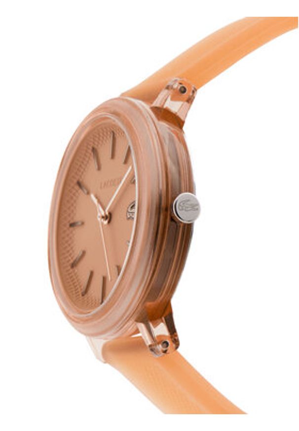 Lacoste Zegarek 12.12 2001361 Pomarańczowy. Kolor: pomarańczowy