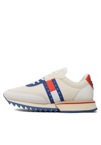 Tommy Jeans Sneakersy Tjm Runner Translucent EM0EM01219 Beżowy. Kolor: beżowy. Materiał: materiał