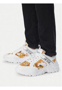 Versace Jeans Couture Sneakersy 80YA3SC2 Kolorowy. Materiał: materiał. Wzór: kolorowy #3