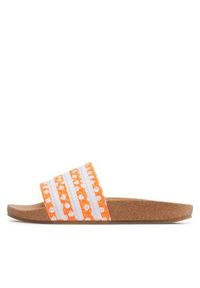 Adidas - adidas Klapki adilette W GX9482 Biały. Kolor: biały. Materiał: skóra #8