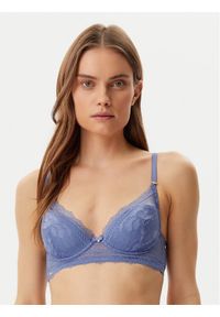 SELMARK - Selmark Biustonosz z fiszbiną 31215 Niebieski. Kolor: niebieski. Materiał: syntetyk #1