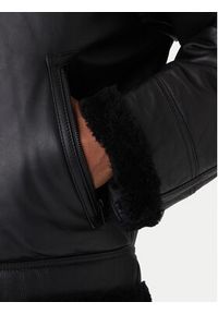 BOSS Kurtka skórzana Joglaci 50547560 Czarny Relaxed Fit. Kolor: czarny. Materiał: skóra #7