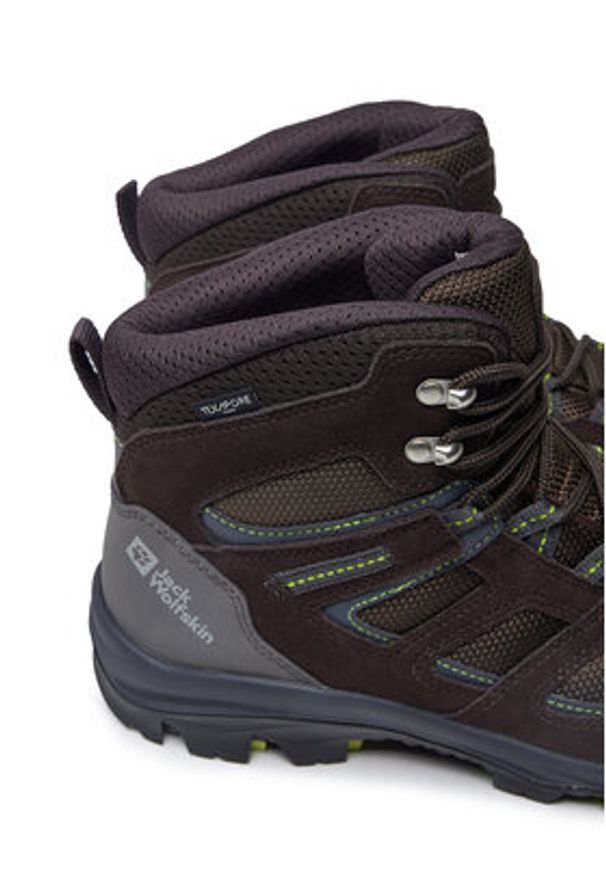Jack Wolfskin Trekkingi Vojo 3 Texapore Mid M 4042462 Brązowy. Kolor: brązowy. Materiał: zamsz, skóra. Sport: turystyka piesza