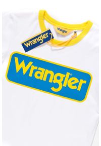 Wrangler - WRANGLER T SHIRT DAMSKI B&Y RINGER TEE WHITE W7C42FK12. Wzór: kolorowy, nadruk #6