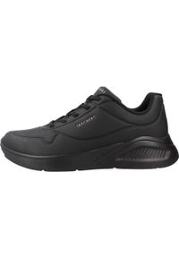 skechers - Buty do chodzenia damskie Skechers Uno Lite. Kolor: czarny. Materiał: syntetyk, materiał. Szerokość cholewki: normalna. Sport: turystyka piesza