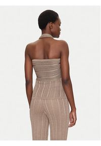 Marciano Guess Top 5GGR16 5811Z Beżowy Slim Fit. Kolor: beżowy. Materiał: syntetyk #3