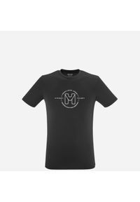 Koszulka męska z krótkim rękawem Millet Ubic Light Ts Ss M active fit. Kolor: czarny. Materiał: tkanina, mesh. Długość rękawa: krótki rękaw. Długość: krótkie. Wzór: nadruk