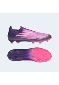Adidas - Buty piłkarskie ADIDAS F50 Yamal League Laceless FG/MG. Materiał: syntetyk. Szerokość cholewki: normalna. Wzór: nadruk. Sport: piłka nożna